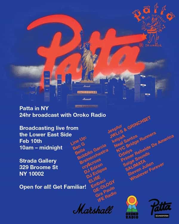 Patta In NY: Radio Pop-Up Live From the LES