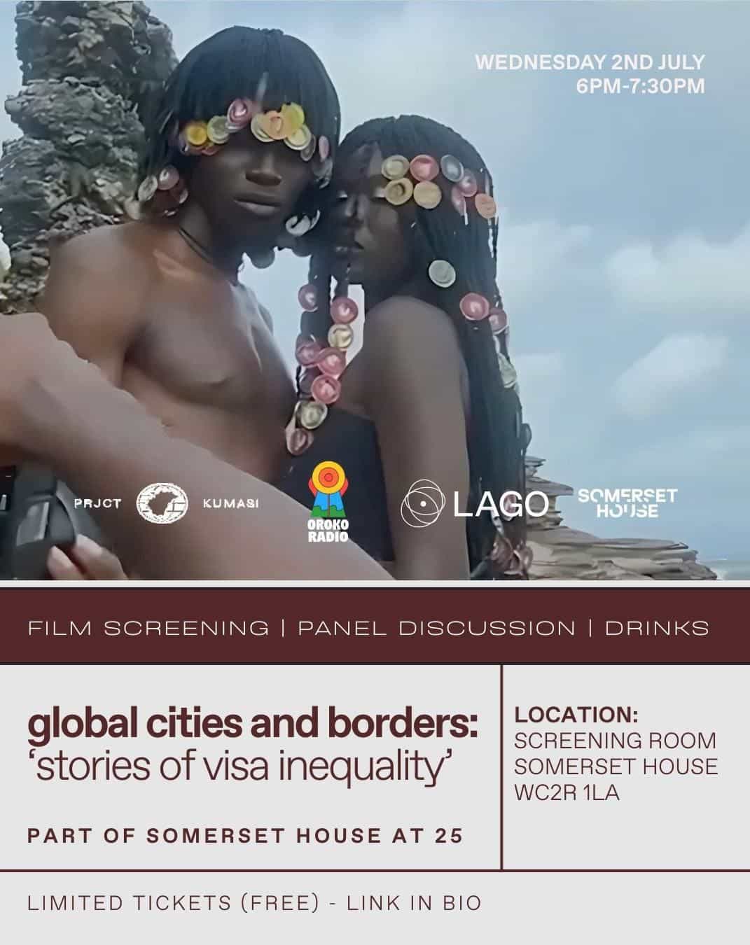 ‘Global Cities & Borders: the Stories of Visa Inequality’ at Somerset House