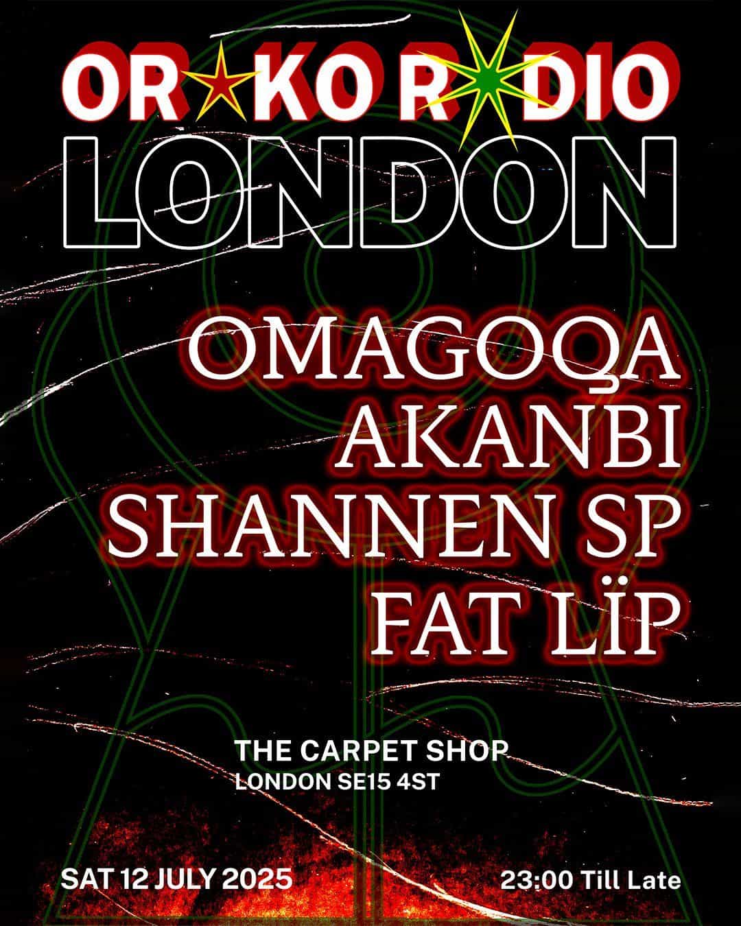 Oroko Radio: The Carpet Shop, London